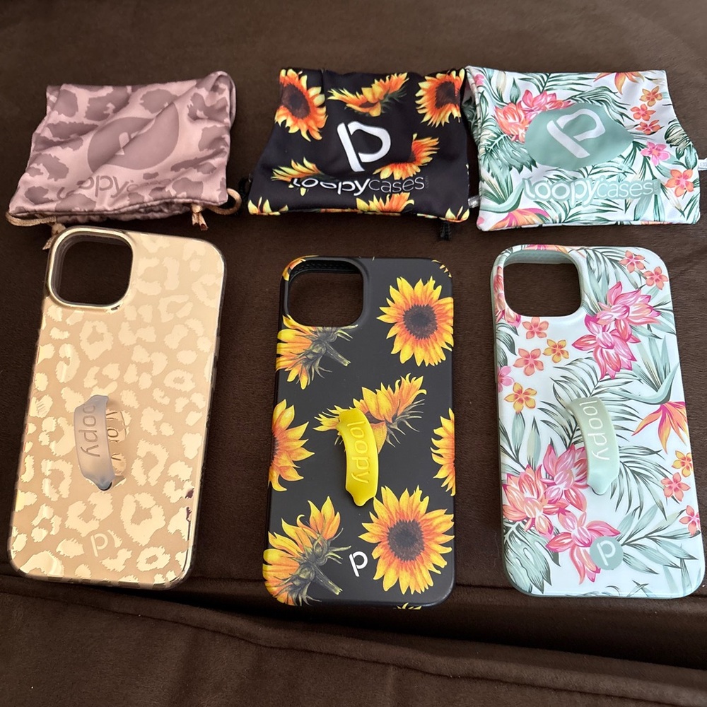 3 Loopy Cases 6.1 inch screen (iPhone 13/14)